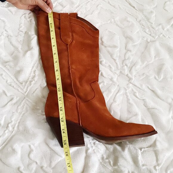 Sam Edelman Jamie Western Boot Size 8.5 New - Picture 6 of 11